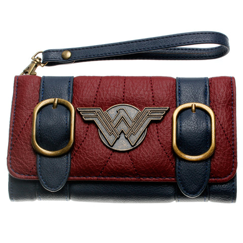 Double Tri Fold Flap Wallet