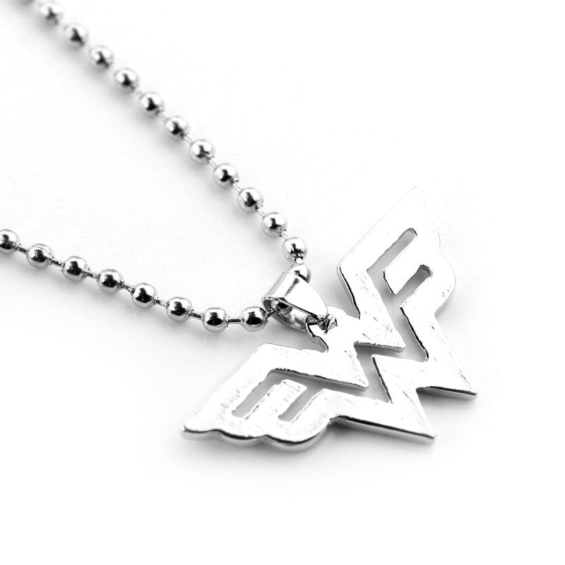 Fashioned Golden Wonder Woman Logo Pendant