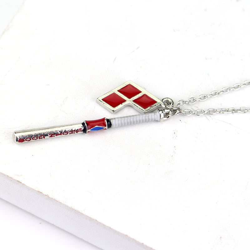 Suicide Squad Baseball Bat Necklace