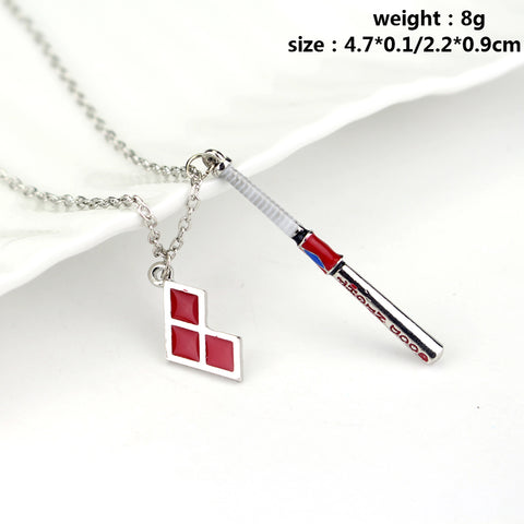 Suicide Squad Baseball Bat Necklace