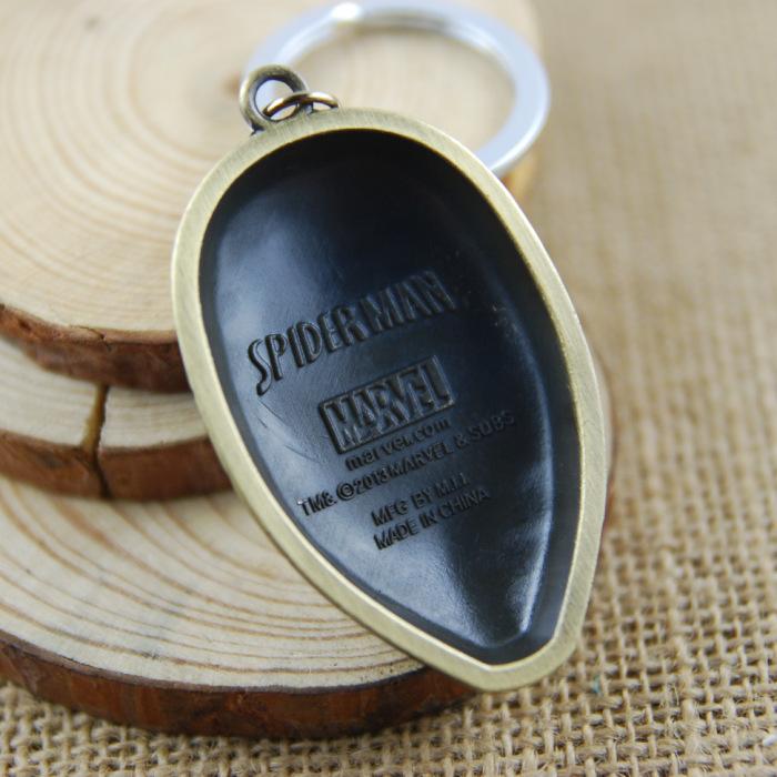Spiderman Copper Keychain