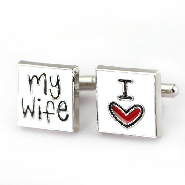 Comic Characters Metal Cuff Links